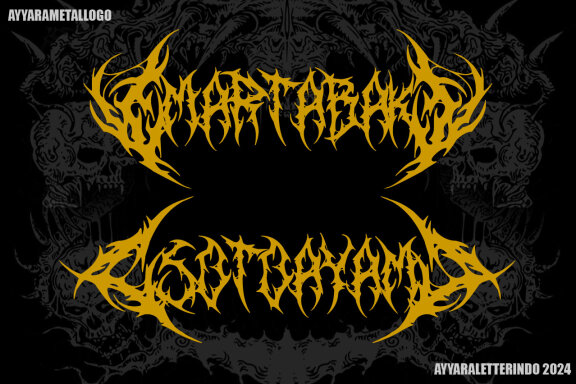 KRANGKENG | DEATH METAL FONT