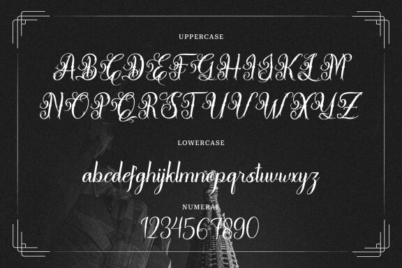 Ettolny Fullkit | Tattoo Script Font