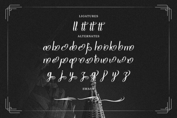 Ettolny Fullkit | Tattoo Script Font