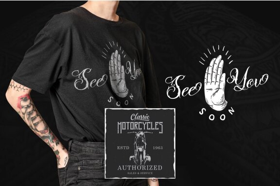 Ettolny Fullkit | Tattoo Script Font