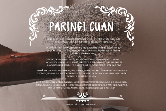 THE CUAN FREE FONT