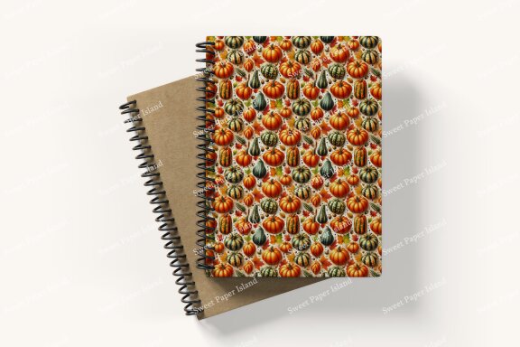 6 FREE Digital Papers Patterns - Pumpkins