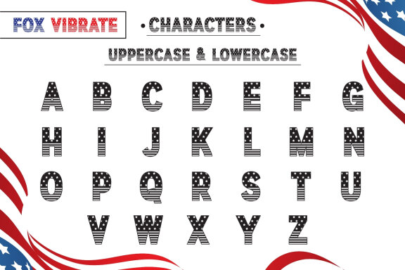 Fox Patriotic font