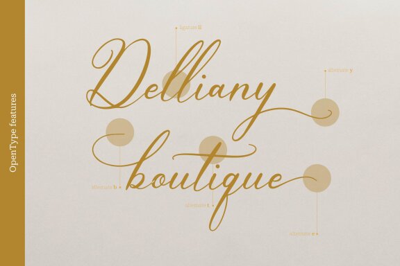 Aneritys Denhug | Calligraphy Font