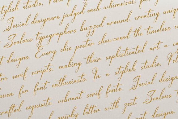 Aneritys Denhug | Calligraphy Font