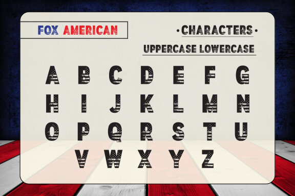 Fox American font