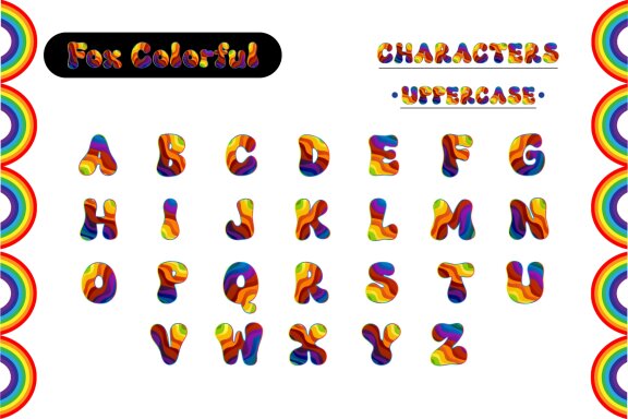 Fox Colorful Font