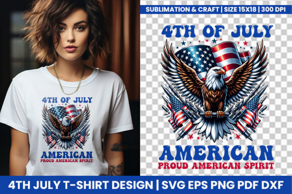 4th of July t-shirt SVG, 4th of July Sublimation t-shirt PNG