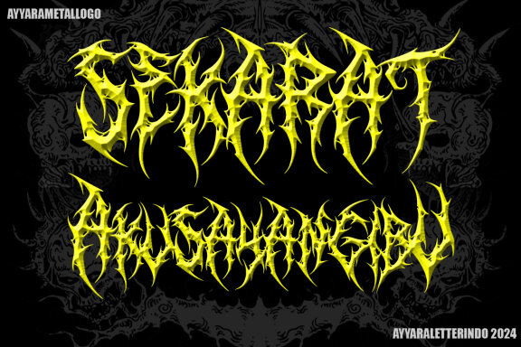 SLOWDEATH | DEATH METAL FONT