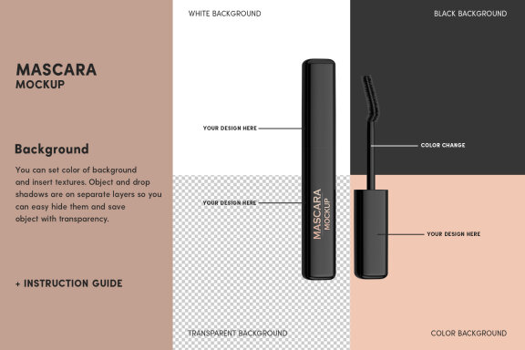 Mascara Mockup Set