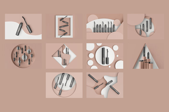Mascara Mockup Set