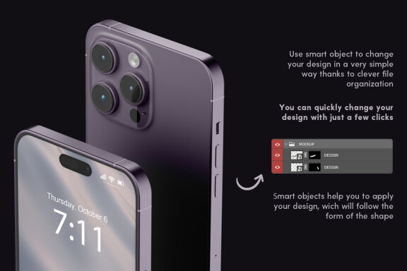 IPhone 14 Pro Max Mockup Set