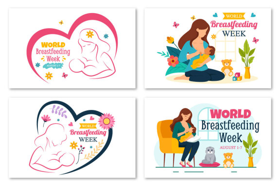 11 World Breastfeeding Week Illustration