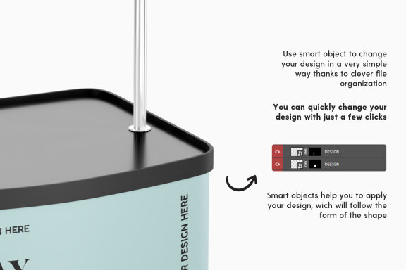 Display Stand Mockup Set