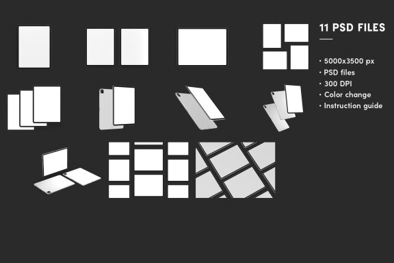 iPad Mockup Set