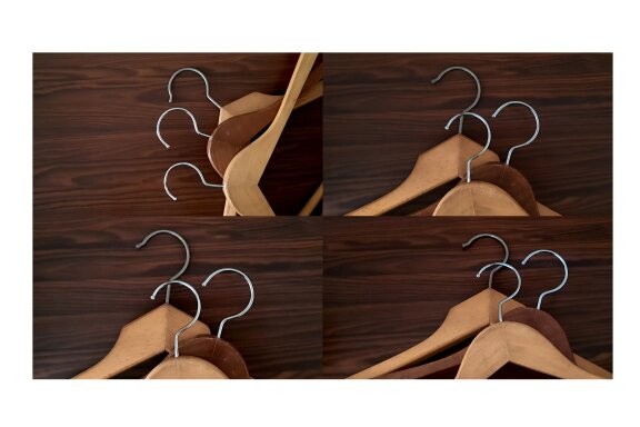 18 photos of clothes hangers