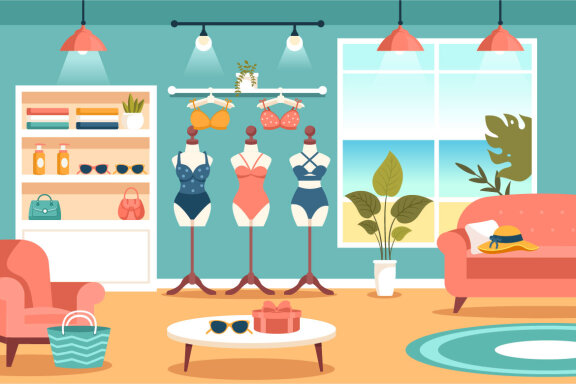 10 Swimwear Illustration