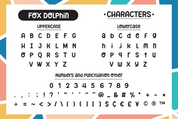 Fox Dolphin FREE Font Duo