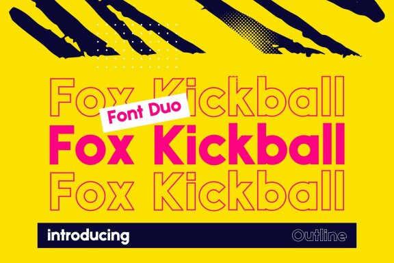 Fox Kickball Font Duo