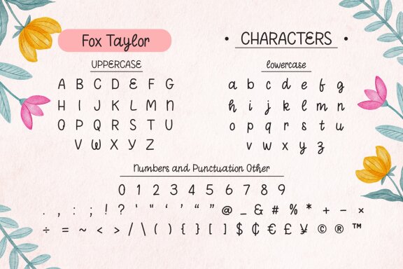 Fox Taylor Font