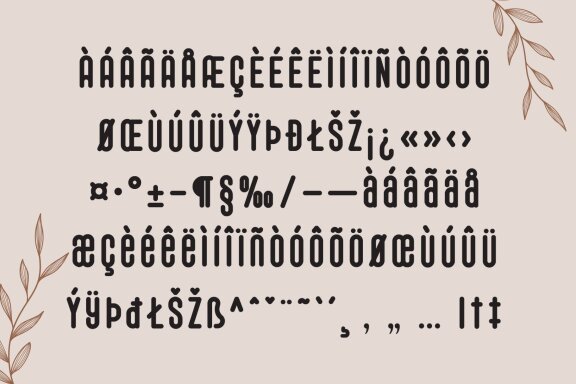 Fox Aromatic Font Duo