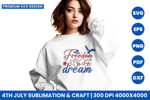 4th of July sublimation design, 4th July SVG, T-shirt SVG