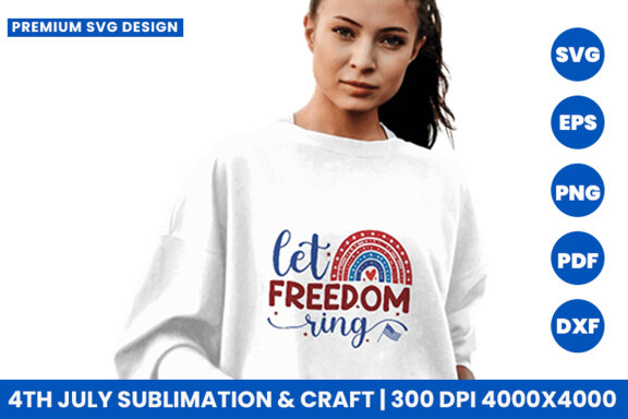 4th of July sublimation design, 4th July SVG, T-shirt SVG