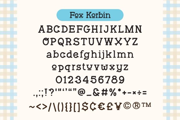 Fox Korbin Font Duo
