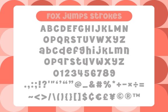 Fox Jumps Font Trio