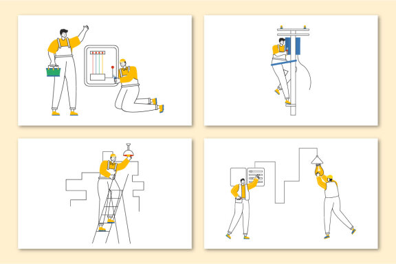 25 Lighting and Electricity Energy Illustration
