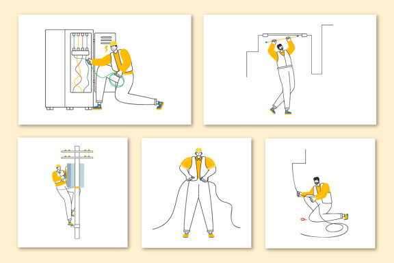 25 Lighting and Electricity Energy Illustration