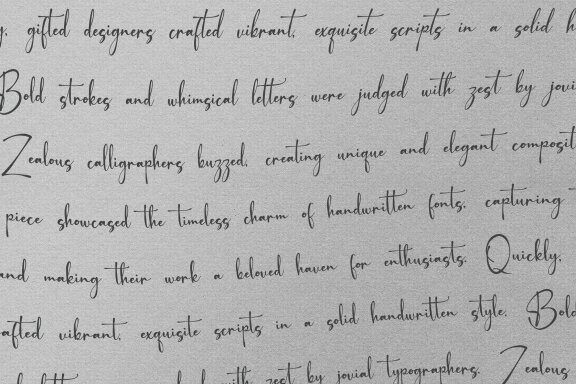 Trulqion | Handwritting Script Font