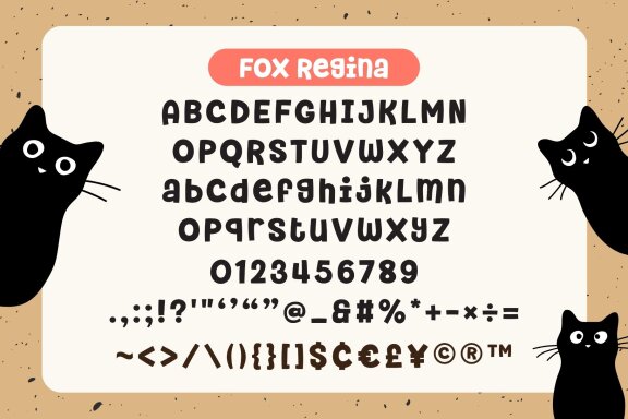Fox Regina Font Trio
