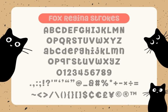 Fox Regina Font Trio