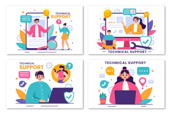 13 Technical Support System Illustration