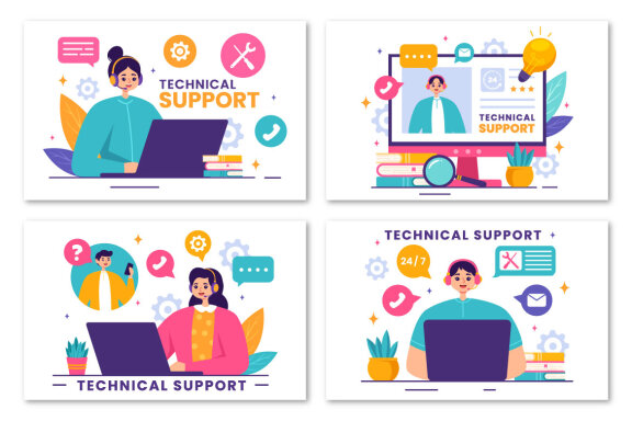 13 Technical Support System Illustration