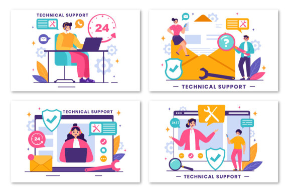 13 Technical Support System Illustration