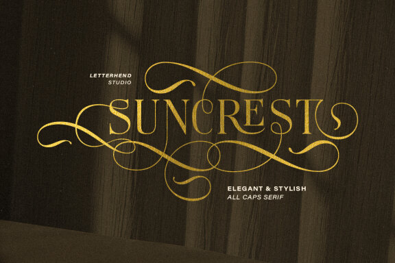 Suncrest stylish serif