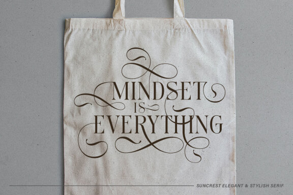 Suncrest stylish serif