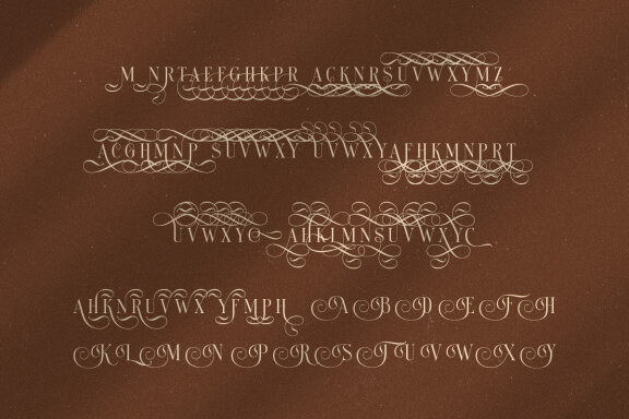 Suncrest stylish serif