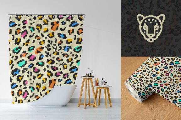 5 Leopard Print Seamless Pattern Set