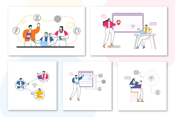 20 Intranet Technology Illustration