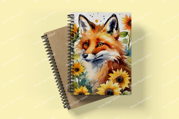 FREE 10 Digital Papers - Friendly Foxes