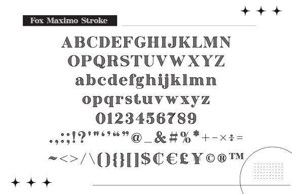 Fox Maximo Font Trio