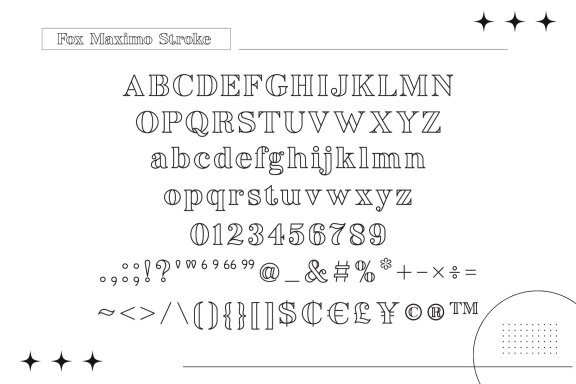 Fox Maximo Font Trio