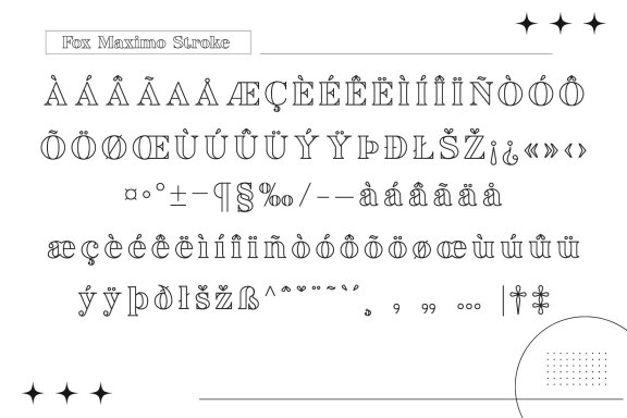 Fox Maximo Font Trio