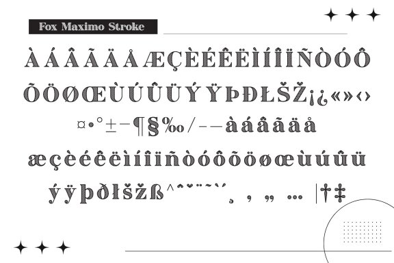 Fox Maximo Font Trio