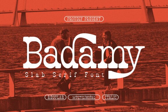 Badamy | Slab Serif Font