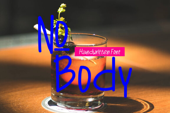 No Body font
