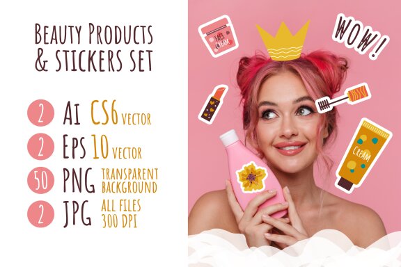Set of 50 Beauty Products & Makeup